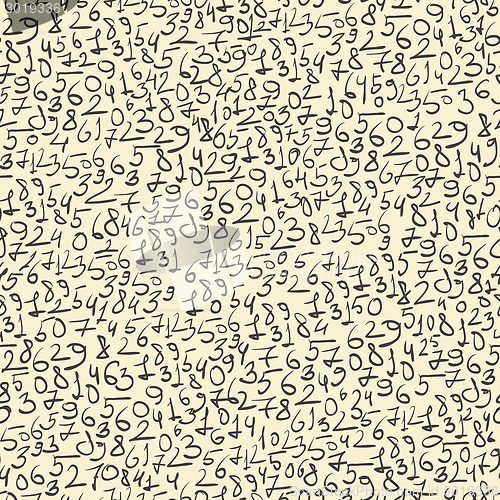 Image of Hand-drawn doodles seamless pattern. Vector