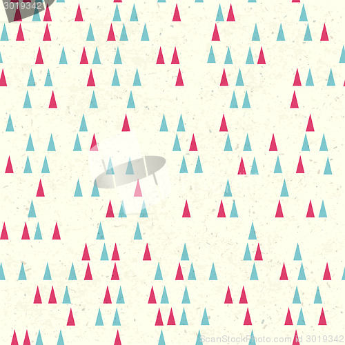 Image of Christmas tree seamless pattern. Vector