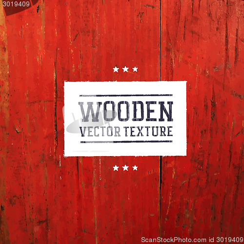 Image of Red painted wooden traced texture