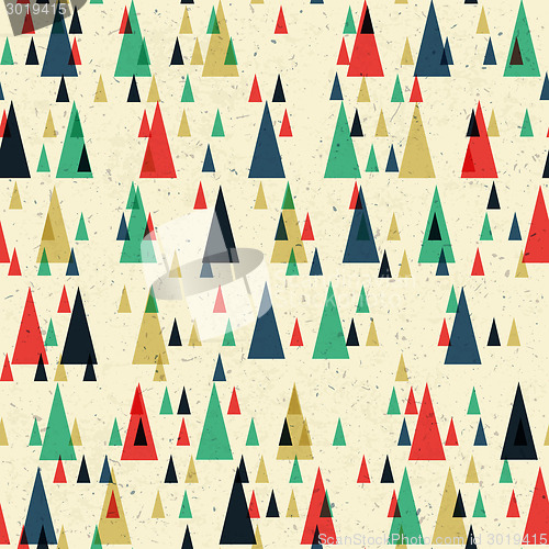 Image of Geometric retro seamless pattern. Vector