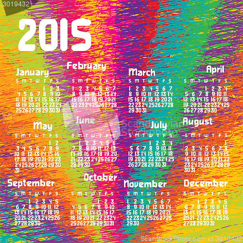 Image of Calendar 2015