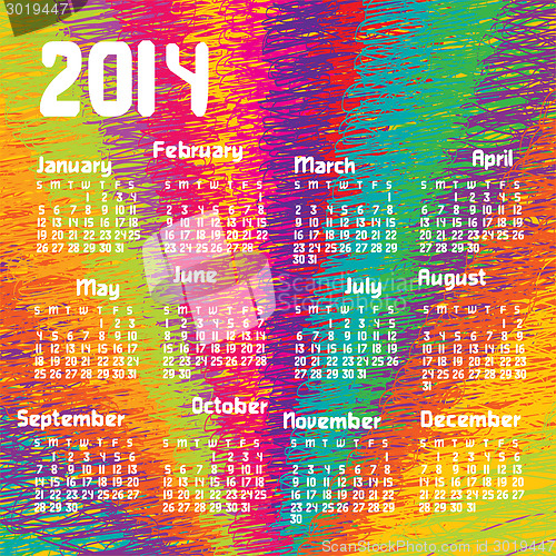 Image of Calendar 2014