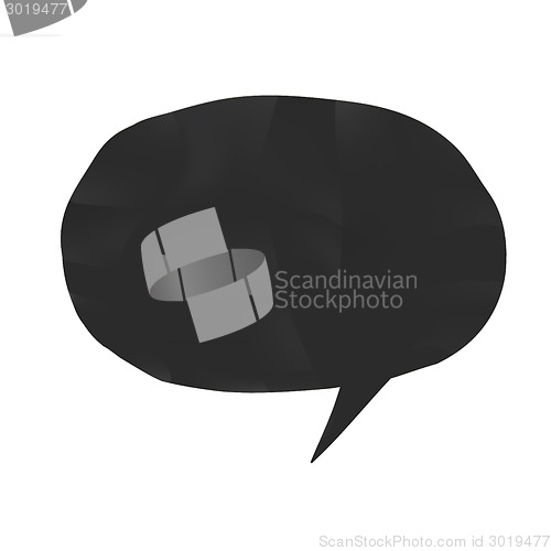 Image of Bubble Shape Black, Vector