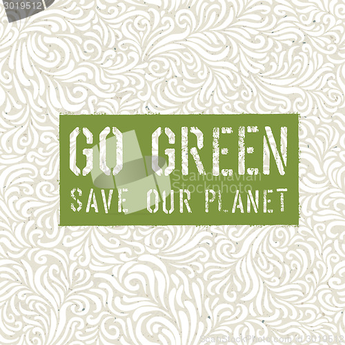 Image of Go Green Concept Poster