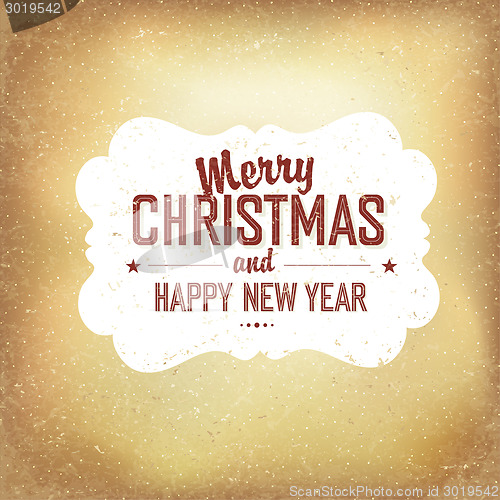 Image of Vintage Christmas Background.  Vector