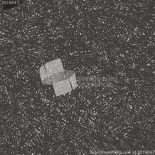 Image of Dark scribble seamless pattern. Vector