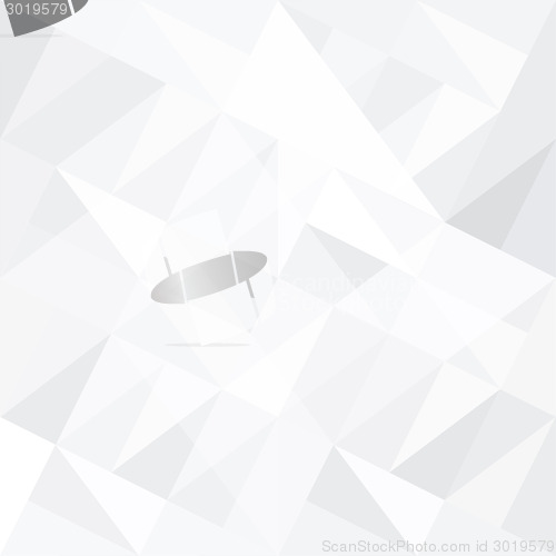 Image of Abstract white background with triangles. Vector.