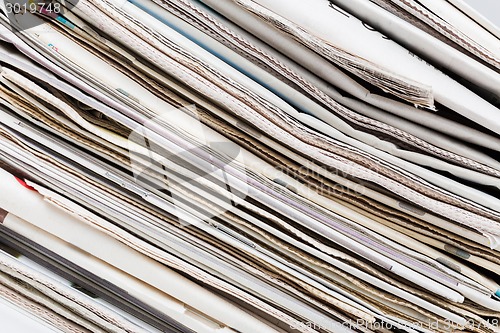 Image of Stack of newspapers