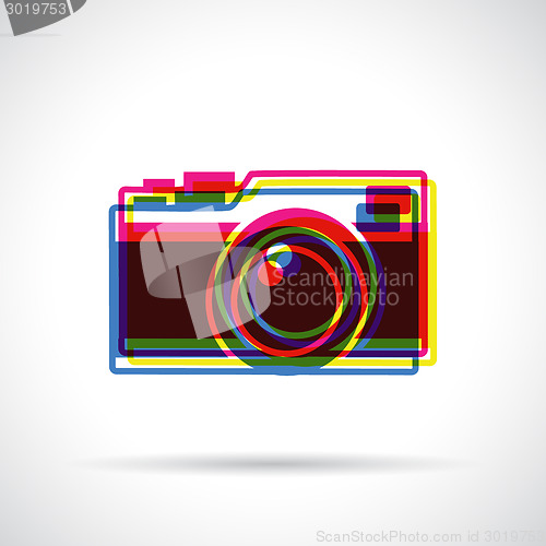 Image of Hipster camera icon. 