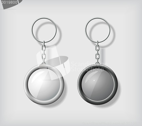 Image of Two key chain pendants mockup