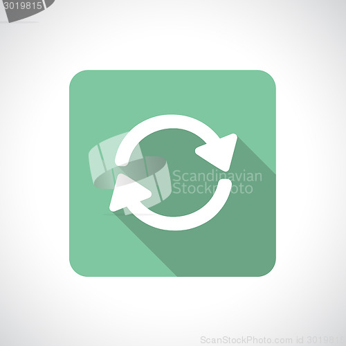 Image of Recycle or pre-loader icon. 