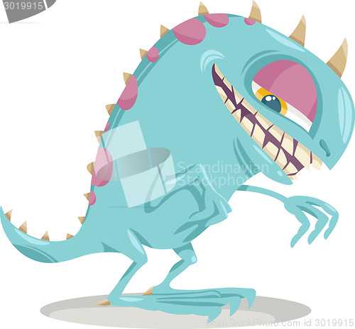 Image of fantasy monster cartoon illustration