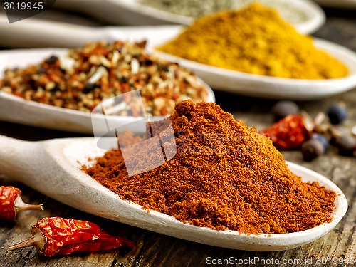 Image of various kinds of spices