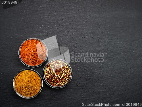 Image of various kinds of spices