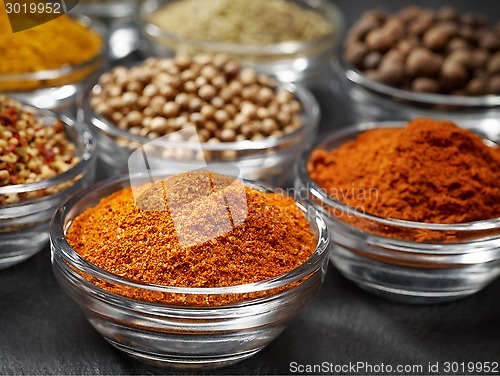 Image of various kinds of spices