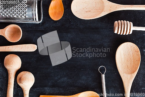 Image of kitchen utensil frame