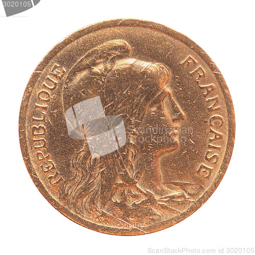 Image of Old French coin