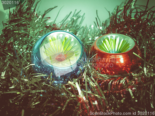 Image of Retro look Christmas decoration