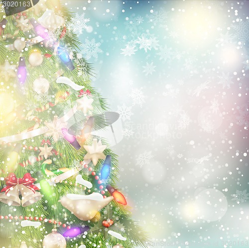 Image of Christmas background. EPS 10