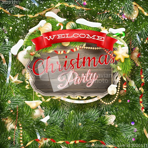 Image of Christmas vintage background. EPS 10