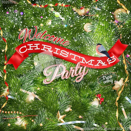 Image of Christmas background with place for text. EPS 10