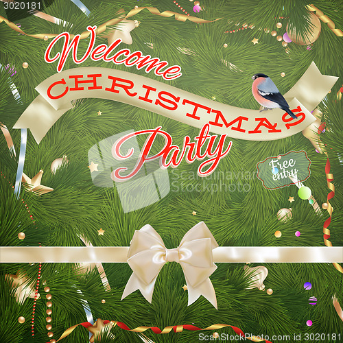 Image of Christmas vintage background. EPS 10