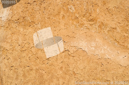 Image of Clay soil texture background, dried surface