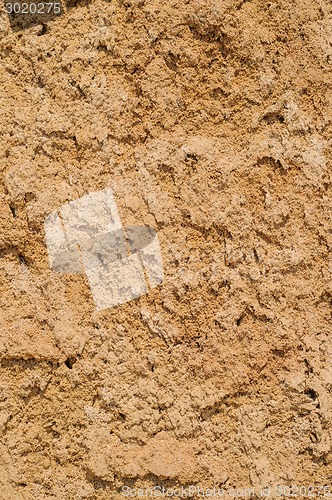 Image of Clay soil texture background, dried surface