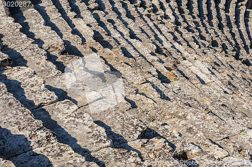 Image of Steps at Ancient theater in Hierapolis