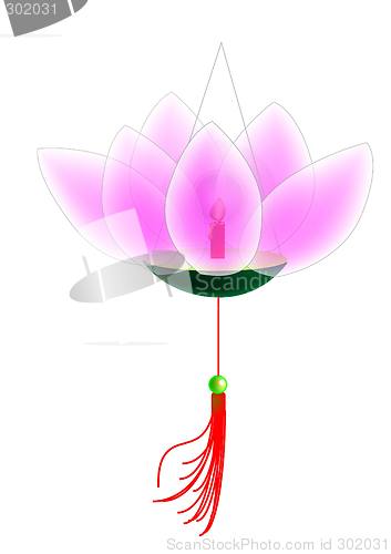 Image of lotus flower lantern