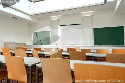 Image of Empty classroom 