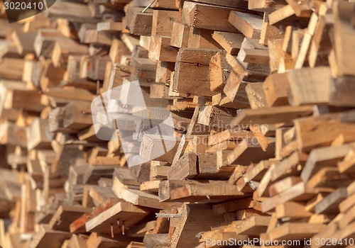 Image of Firewood texture closeup