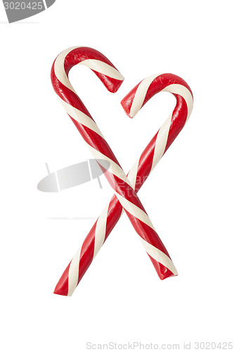 Image of Two candycanes