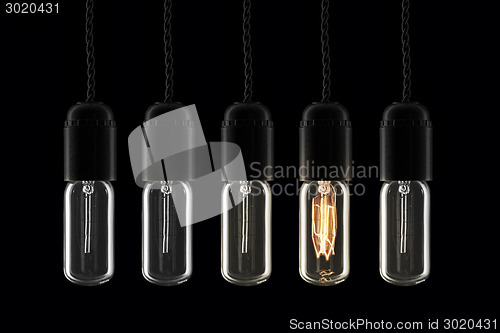 Image of Retro lightbulbs