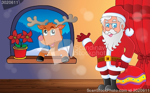 Image of Santa Claus indoor scene 9