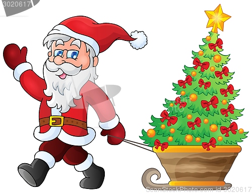 Image of Santa Claus walk theme 5