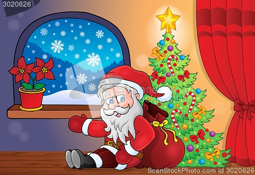 Image of Santa Claus indoor scene 8