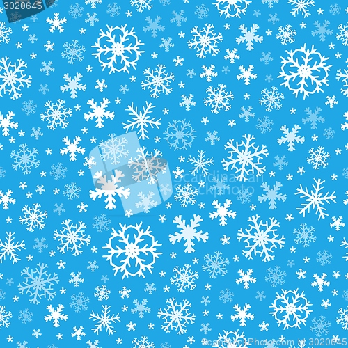 Image of Seamless background snowflakes 6