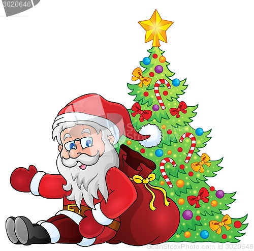 Image of Image with Santa Claus theme 2