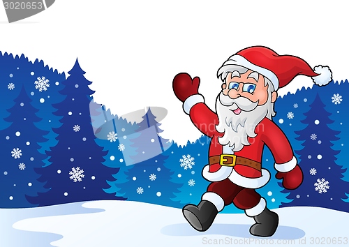 Image of Santa Claus walk theme 4