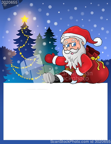 Image of Small frame with Santa Claus 5