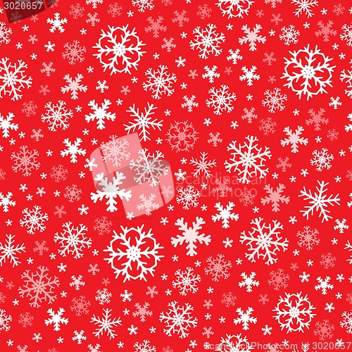 Image of Seamless background snowflakes 7