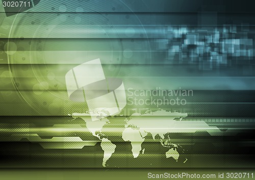 Image of Abstract hi-tech design
