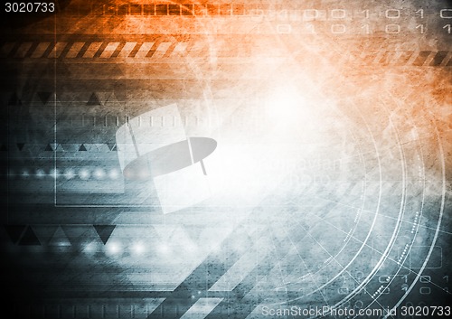 Image of Tech grunge backdrop