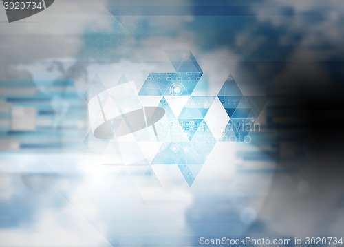 Image of Abstract technology background
