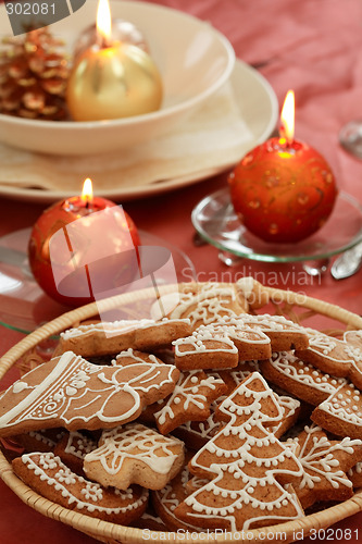 Image of Christmas table setting