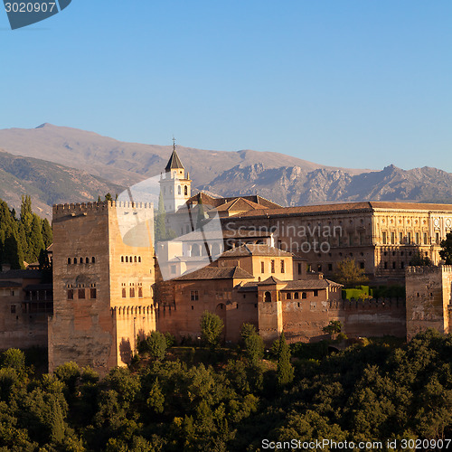 Image of Alhambra in Granada - Spain