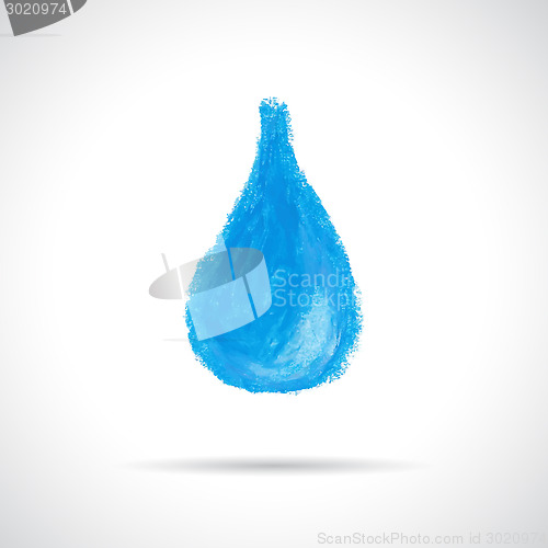 Image of Blue water drop icon