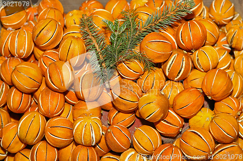 Image of Christmas oranges