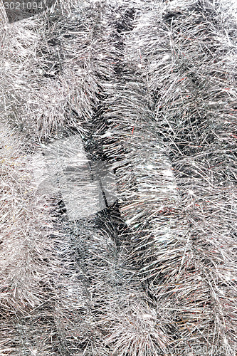 Image of Silver Christmas lametta
